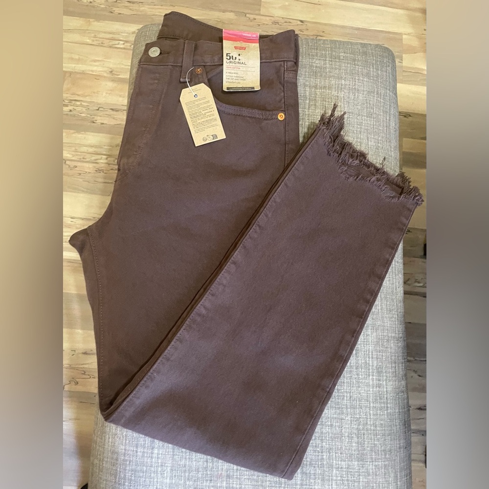 Levi's Chocolate Straight Leg Jeans